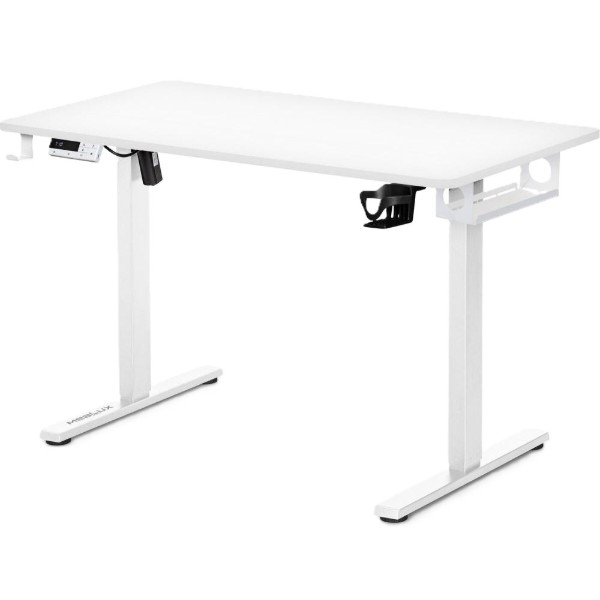 Фото - Стіл з електрорегулюванням висоти Mealux PowerDesk Lite White (EVO-201 Lite W/W)